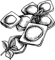 Иллюстрация к книге — Краткая история пасты. От тортеллини до карбонары [i_010.jpg]