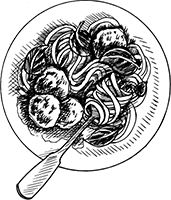 Иллюстрация к книге — Краткая история пасты. От тортеллини до карбонары [i_017.jpg]