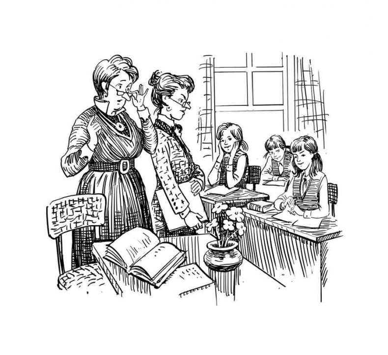 Иллюстрация к книге — Новенькая в школе Сент-Клэр [i_036.jpg]