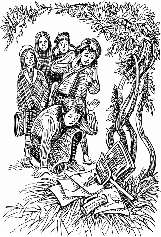 Иллюстрация к книге — Новые проделки близнецов в школе Сент-Клэр [i_034.jpg]