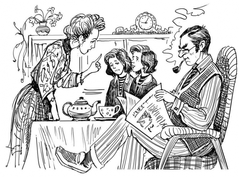 Иллюстрация к книге — Близнецы в школе Сент-Клэр [i_003.jpg]