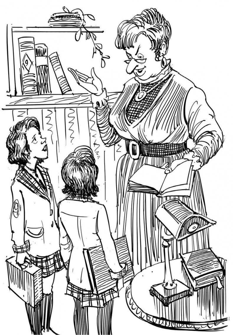 Иллюстрация к книге — Близнецы в школе Сент-Клэр [i_015.jpg]