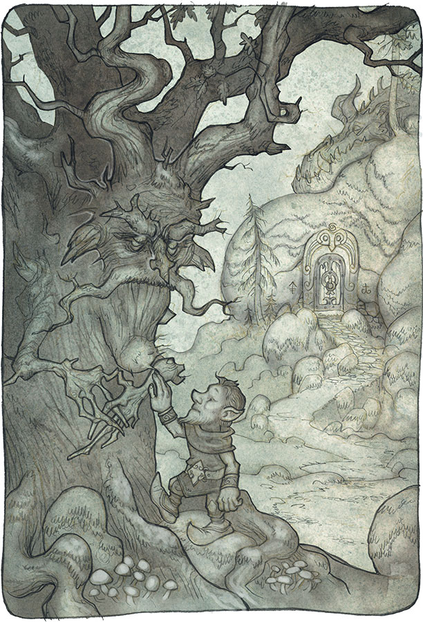 Иллюстрация к книге — Сказание о Танне и лесной деве [i_003.jpg]