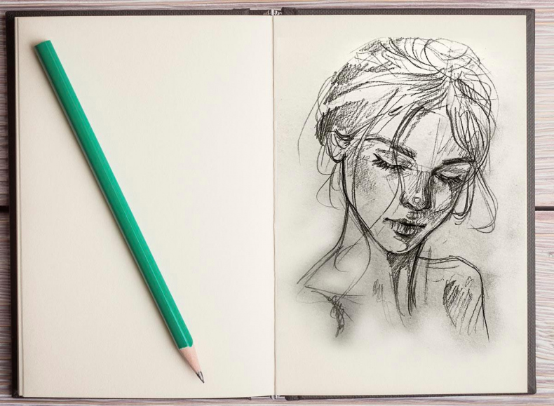 Иллюстрация к книге — Референс. Карандаш и уголь [img31.jpg]