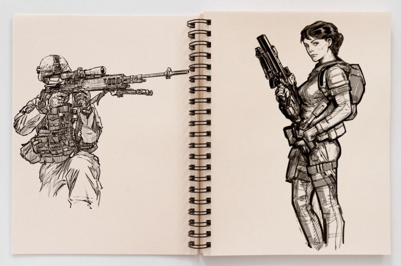 Иллюстрация к книге — Референс. Карандаш и уголь [img61.jpg]