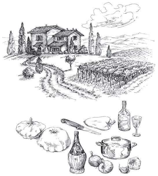 Иллюстрация к книге — Трюфельные сказки Италии. Путешествие за новыми историями и блюдами [i_032.webp]