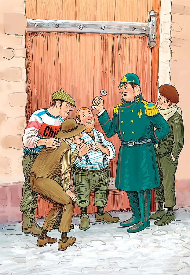 Иллюстрация к книге — Фрёкен Cталь и банда пожарников [i_020.webp]