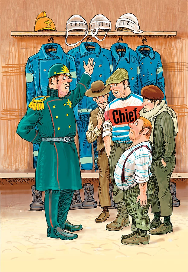 Иллюстрация к книге — Фрёкен Cталь и банда пожарников [i_026.webp]