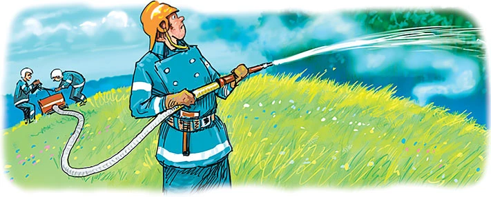 Иллюстрация к книге — Фрёкен Cталь и банда пожарников [i_029.webp]