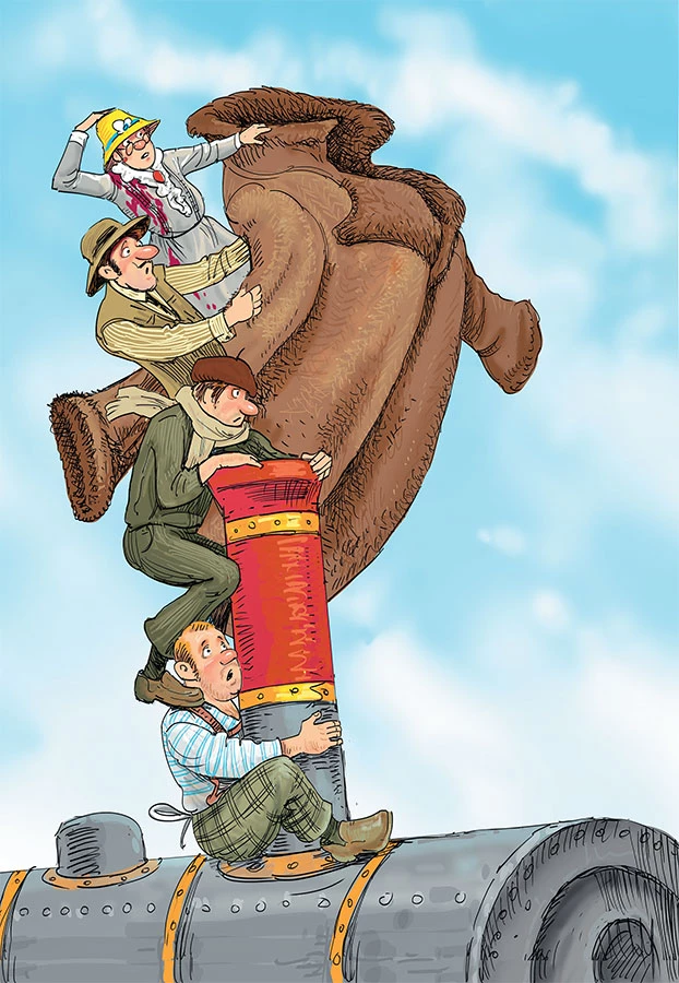 Иллюстрация к книге — Фрёкен Сталь, разбойники и паровоз [i_059.webp]