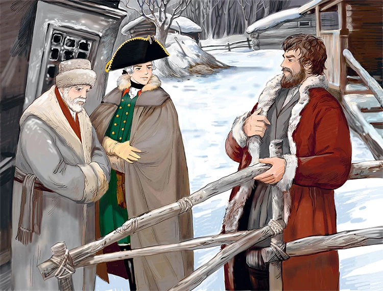 Иллюстрация к книге — Капитанская дочка. Дубровский [i_001.webp]