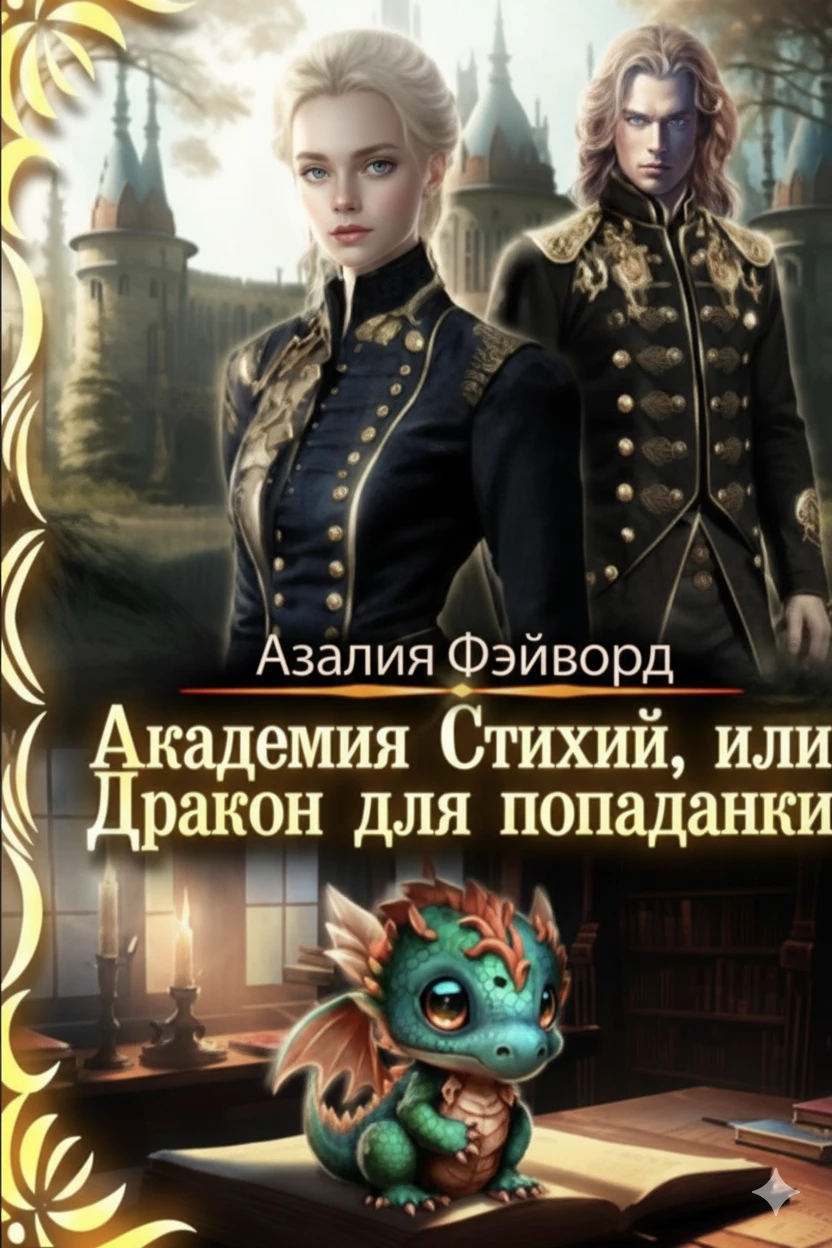 Книга Академия Стихий, или Дракон для попаданки