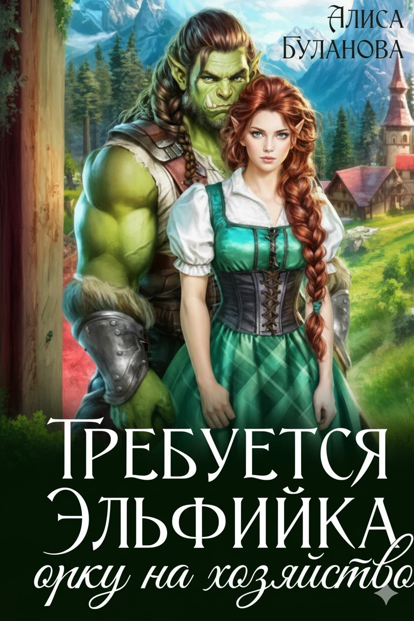 Книга Требуется эльфийка орку на хозяйство
