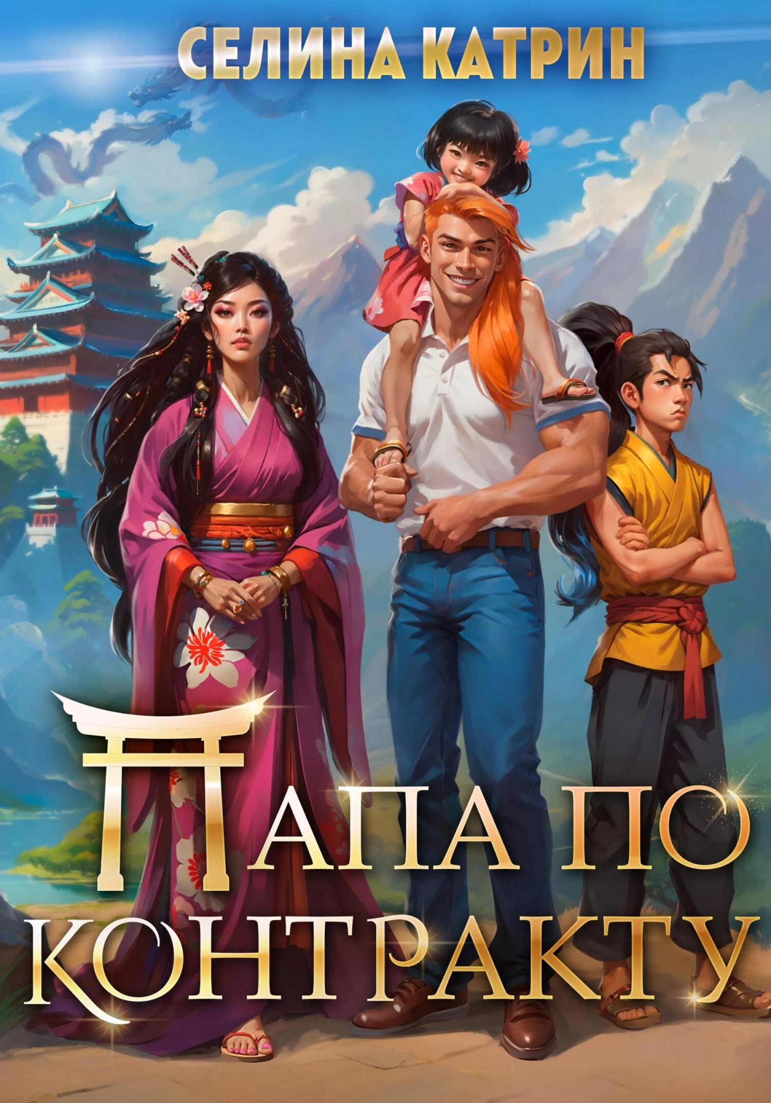 Книга Папа по контракту, или Дракона нет, но вы держитесь!