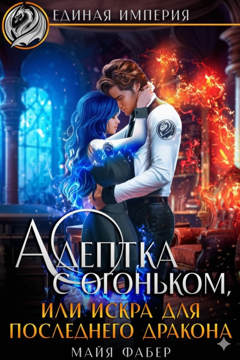 Книга Адептка с огоньком, или Искра для последнего дракона
