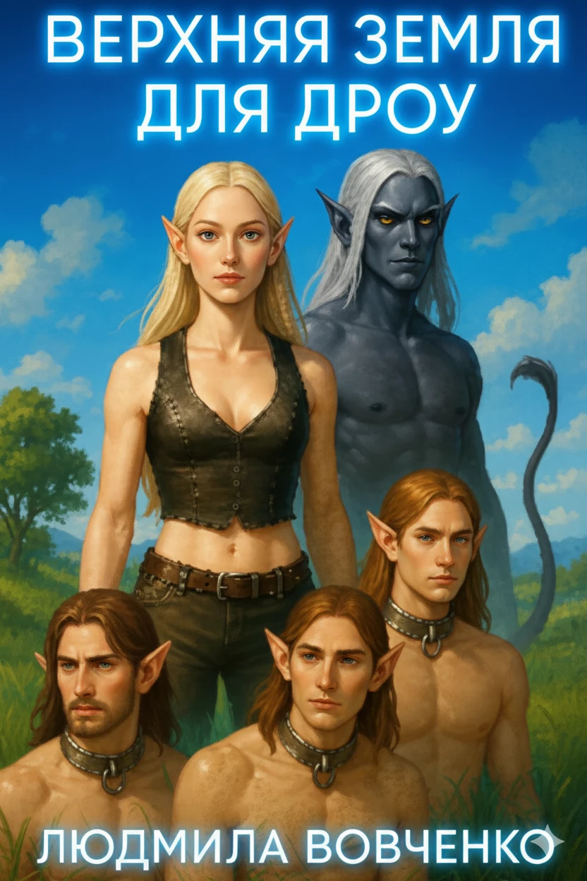 Книга Верхняя земля для дроу