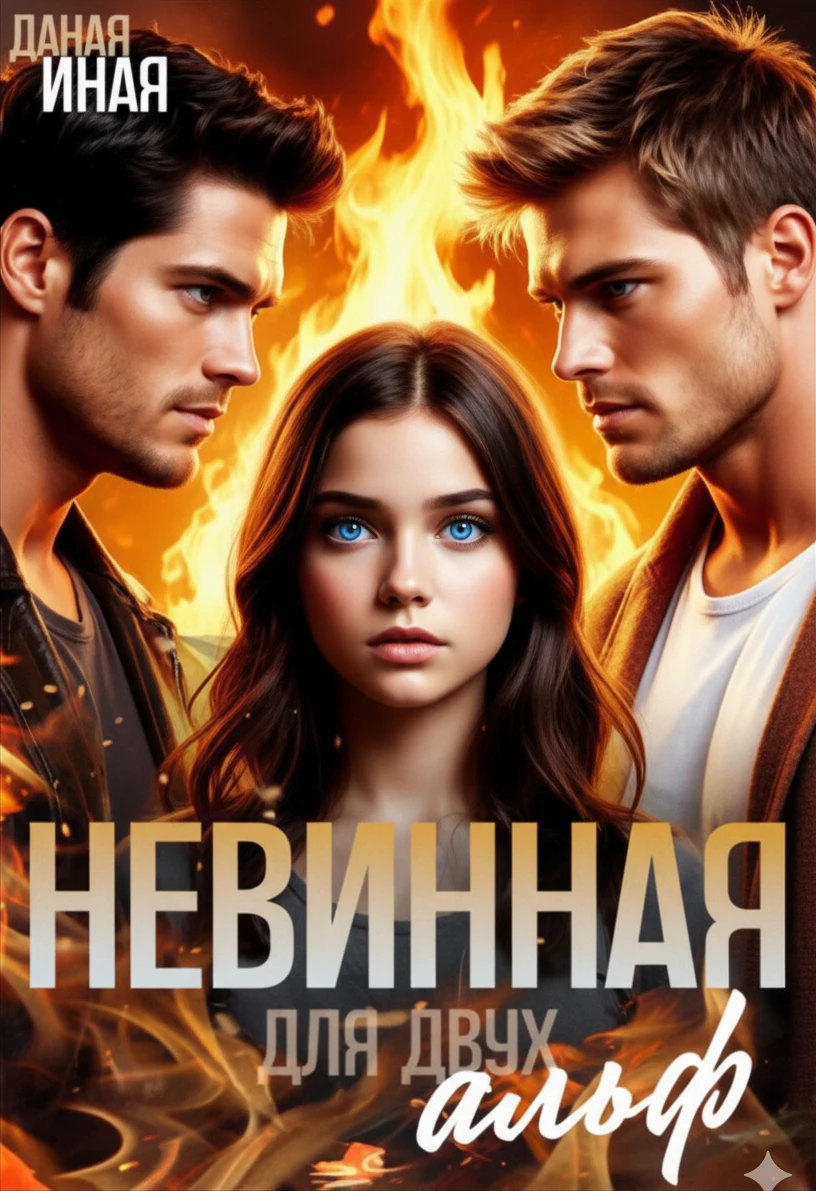 Книга Невинная для двух альф