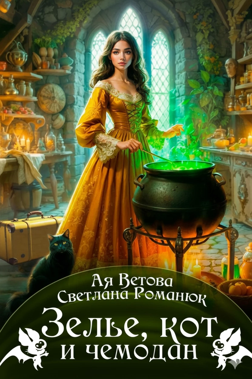 Книга Зелье, кот и чемодан