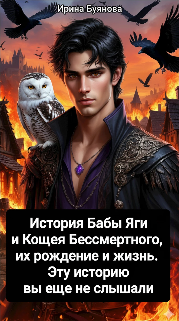 Книга История Бабы Яги и Кощея Бессмертного, их рождение и жизнь. Эту историю вы еще не слышали