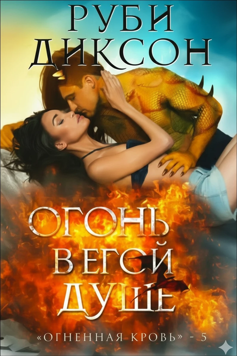 Книга Огонь в его душе