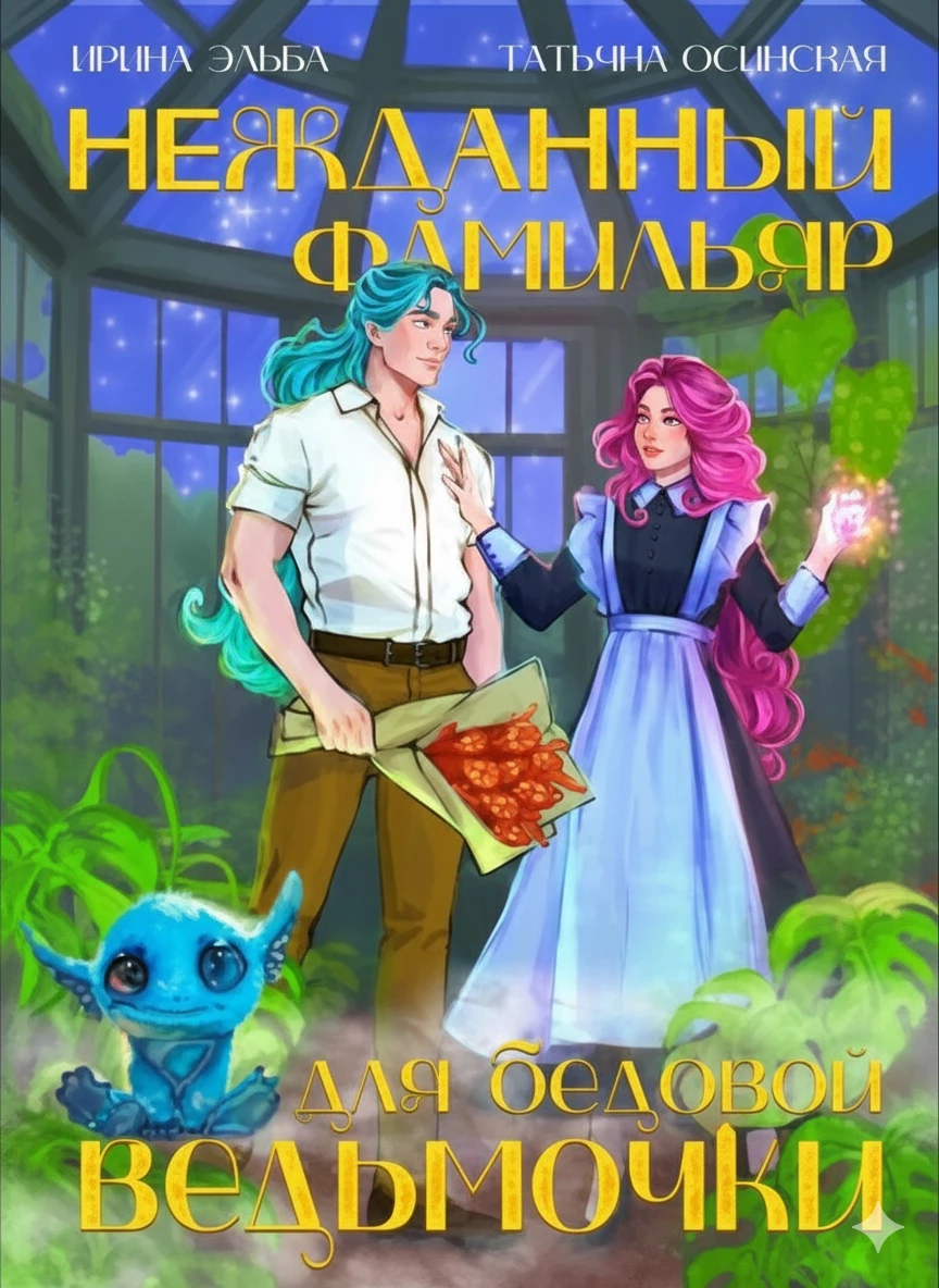 Книга Нежданный фамильяр для бедовой ведьмочки