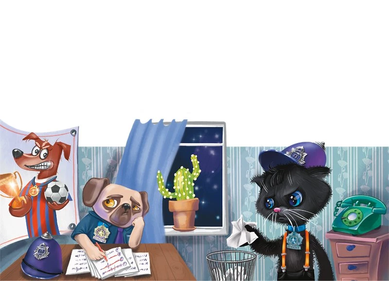 Иллюстрация к книге — Кот Мурмяу: детектив-неудачник. Съедобное преступление в городе псов [i_030.webp]