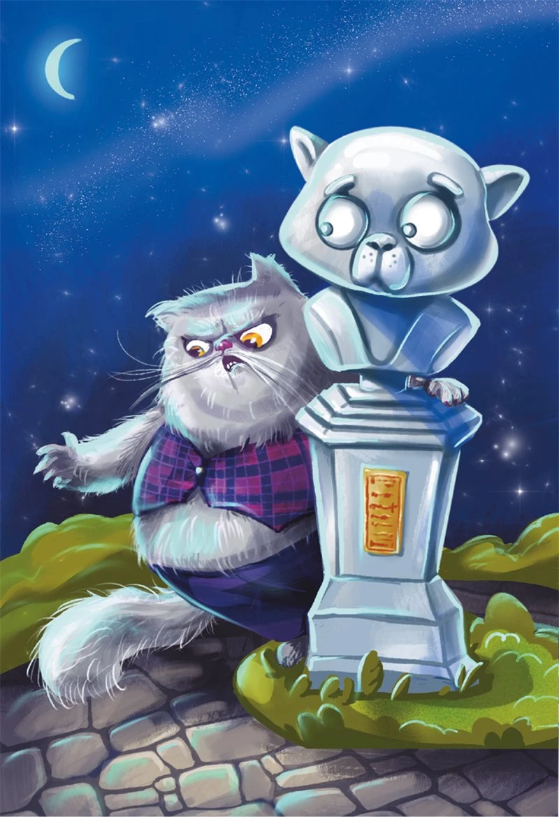 Иллюстрация к книге — Кот Мурмяу: детектив-неудачник. Съедобное преступление в городе псов [i_038.webp]