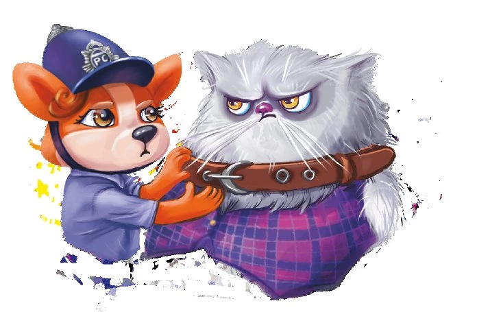 Иллюстрация к книге — Кот Мурмяу: детектив-неудачник. Съедобное преступление в городе псов [i_046.webp]