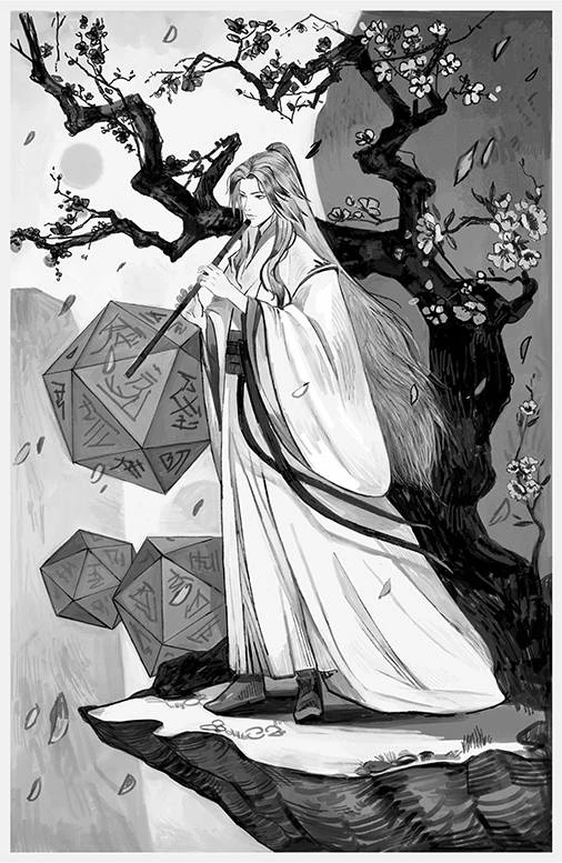 Иллюстрация к книге — Песнь предсказателя Небес [boy_white_grey.webp]