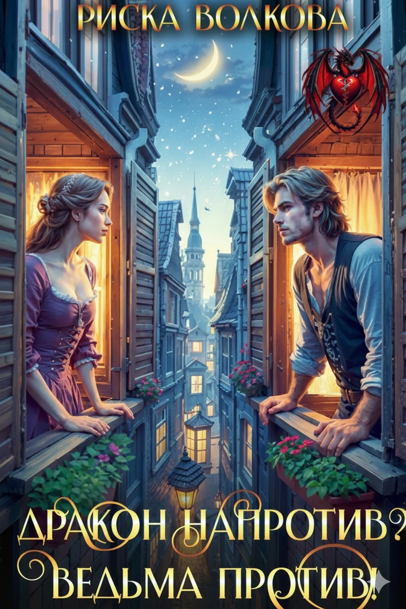 Книга Дракон напротив? Ведьма против!