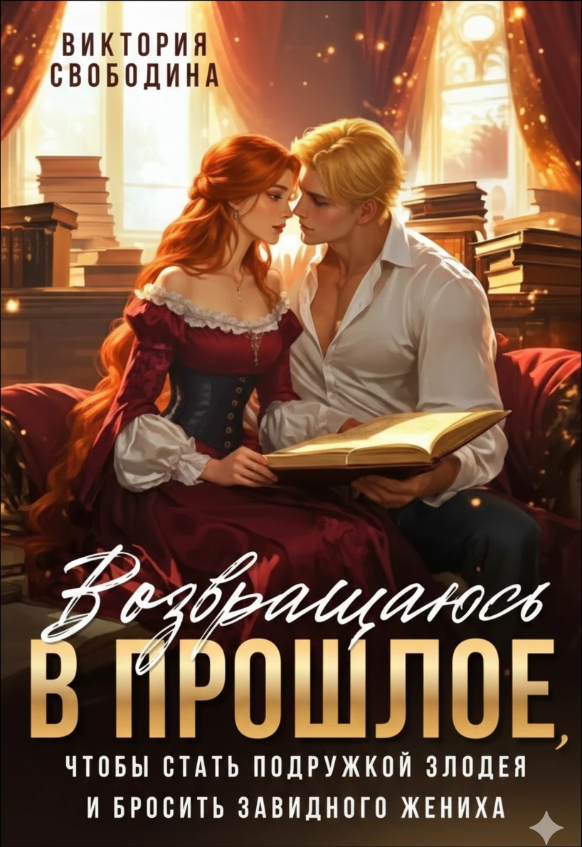 Книга Возвращаюсь в прошлое, чтобы стать подружкой злодея