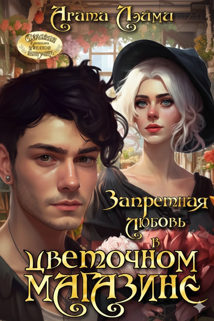 Книга Запретная любовь в цветочном магазине
