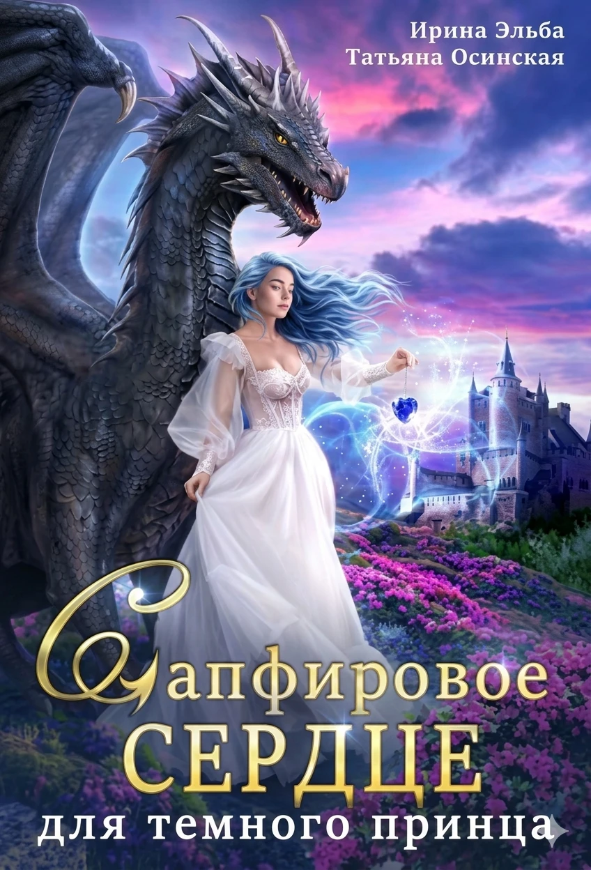 Книга Сапфировое сердце для темного принца драконов