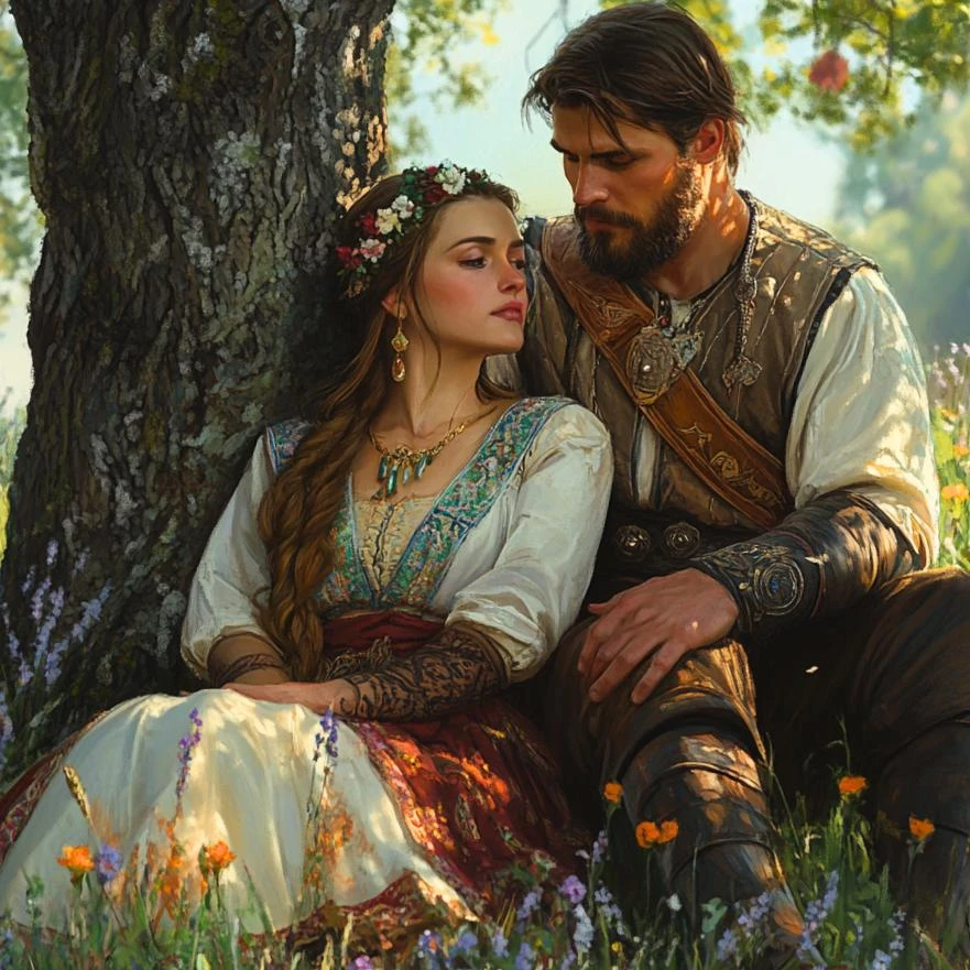 Иллюстрация к книге — Травница и витязь [book-illustration-2.webp]