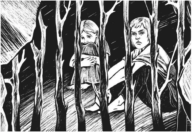 Иллюстрация к книге — Тайна серых пещер [book-illustration-13.webp]