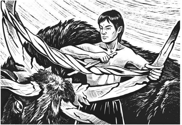 Иллюстрация к книге — Тайна серых пещер [book-illustration-15.webp]