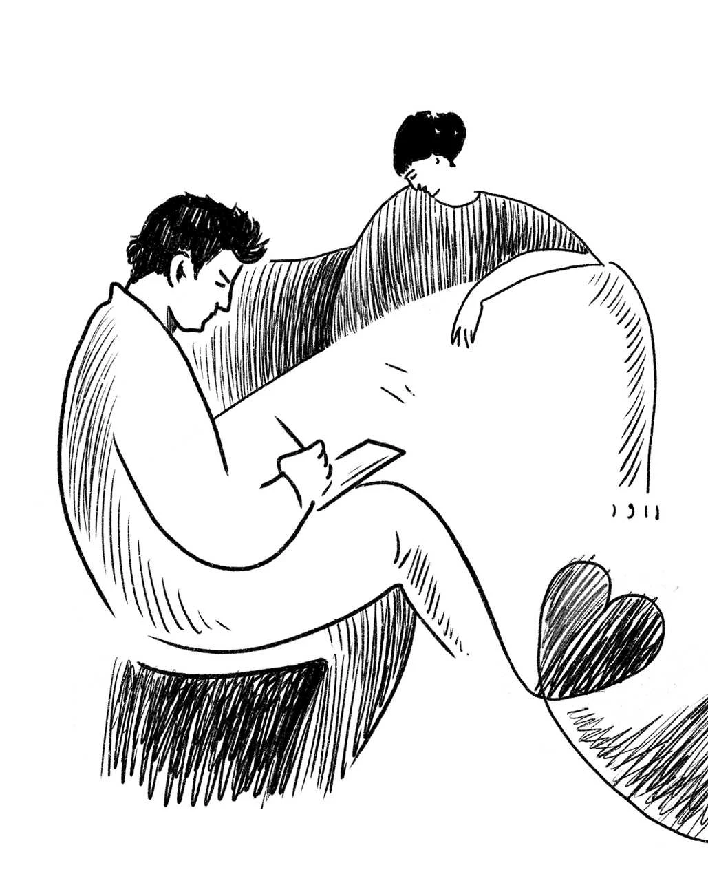 Иллюстрация к книге — Любовь великих. Истории знаменитых пар [book-illustration-8.webp]