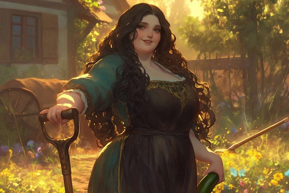 Иллюстрация к книге — Пышка для генерала драконов, или Слава кабачкам! [book-illustration-1.webp]