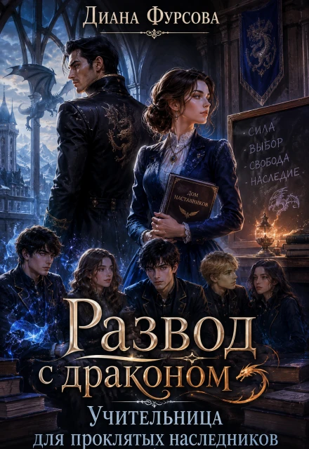 Книга Развод с драконом. Учительница для проклятых наследников