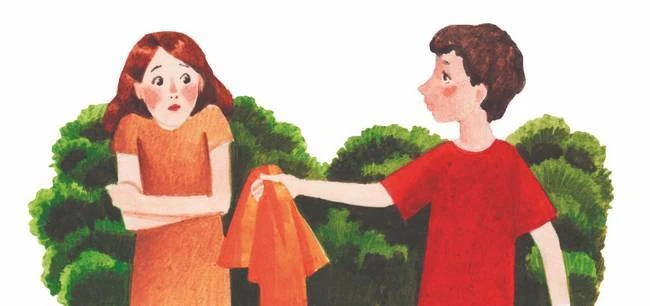 Иллюстрация к книге — Каникулы Теши Закроватного. Теша в поисках клада [book-illustration-44.webp]