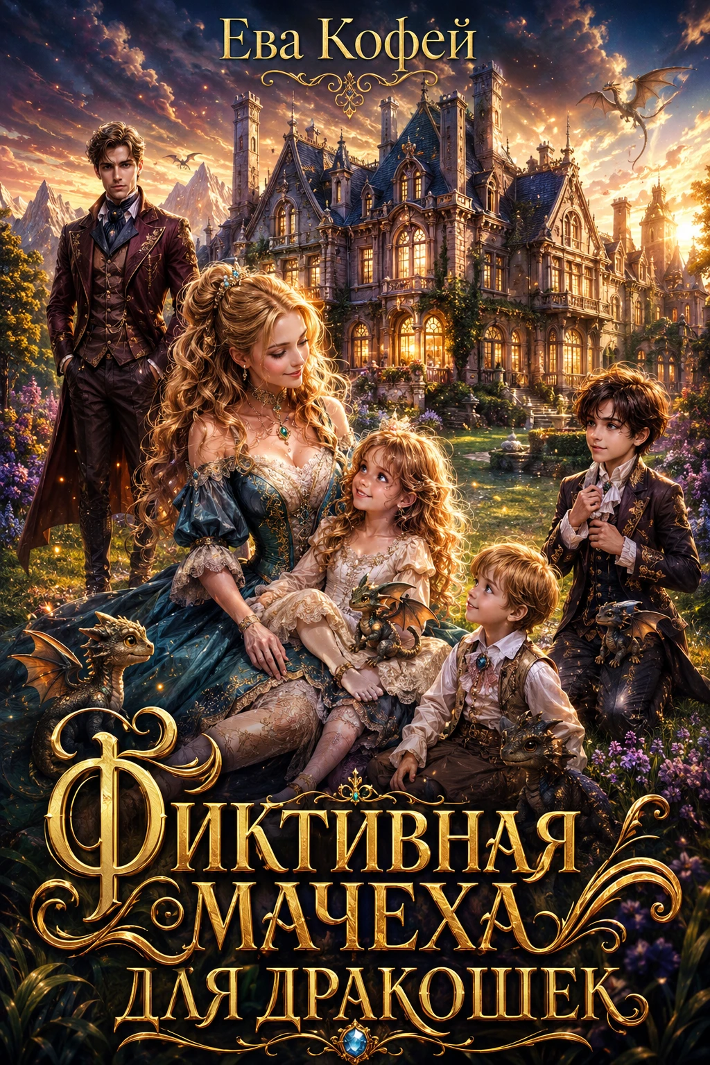 Книга Фиктивная мачеха для дракошек