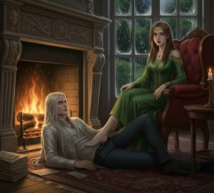 Иллюстрация к книге — ‍Право первой ночи для огненного дракона, или Переписать судьбу [book-illustration-12.webp]