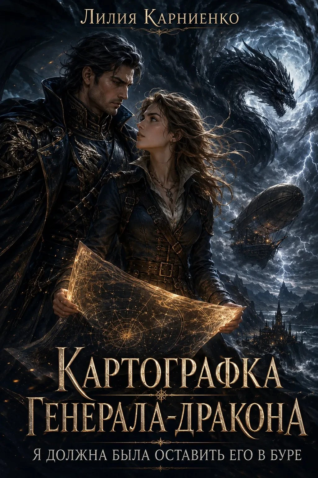 Книга Картографка генерала-дракона. Я должна была оставить его в буре