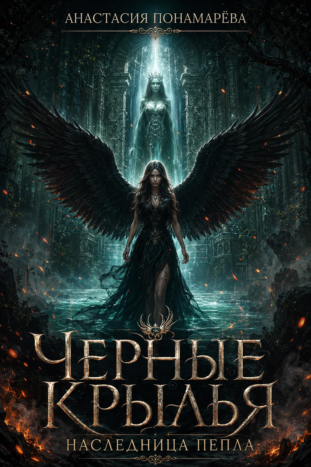 Книга Черные крылья, наследница пепла