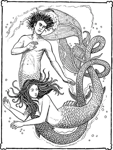 Иллюстрация к книге — Сфинкс, дракон и девочка с птицей [book-illustration-55.webp]