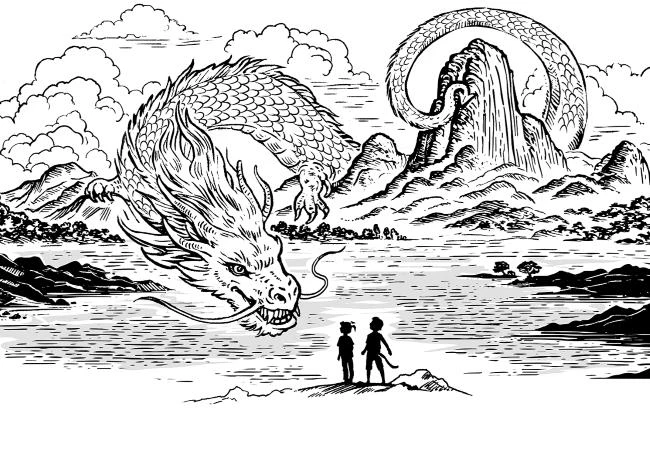Иллюстрация к книге — Даша и дракон из зеркала [book-illustration-15.webp]