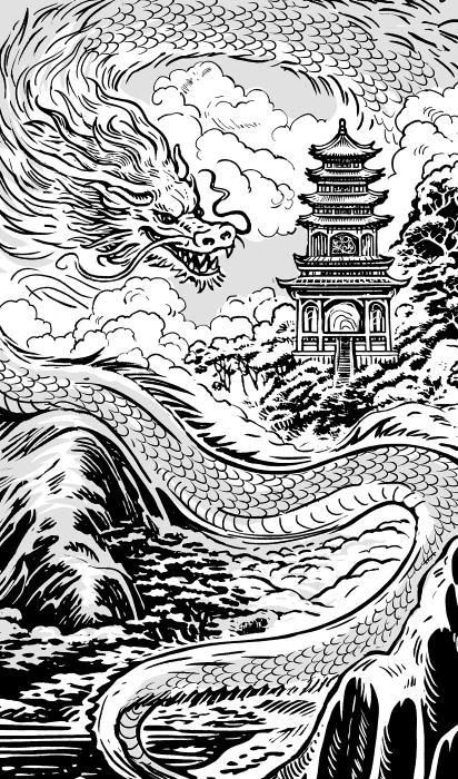 Иллюстрация к книге — Даша и дракон из зеркала [book-illustration-16.webp]