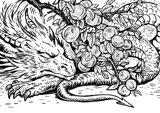 Иллюстрация к книге — Даша и дракон из зеркала [book-illustration-9.webp]