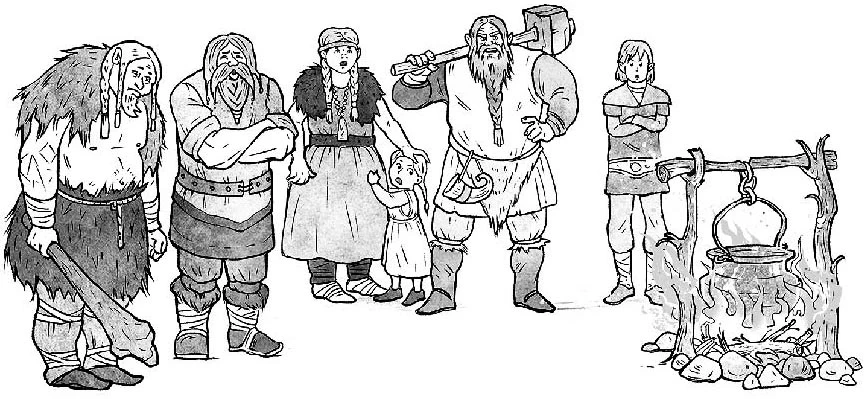 Иллюстрация к книге — Даша в мире Одина и Тора [book-illustration-11.webp]