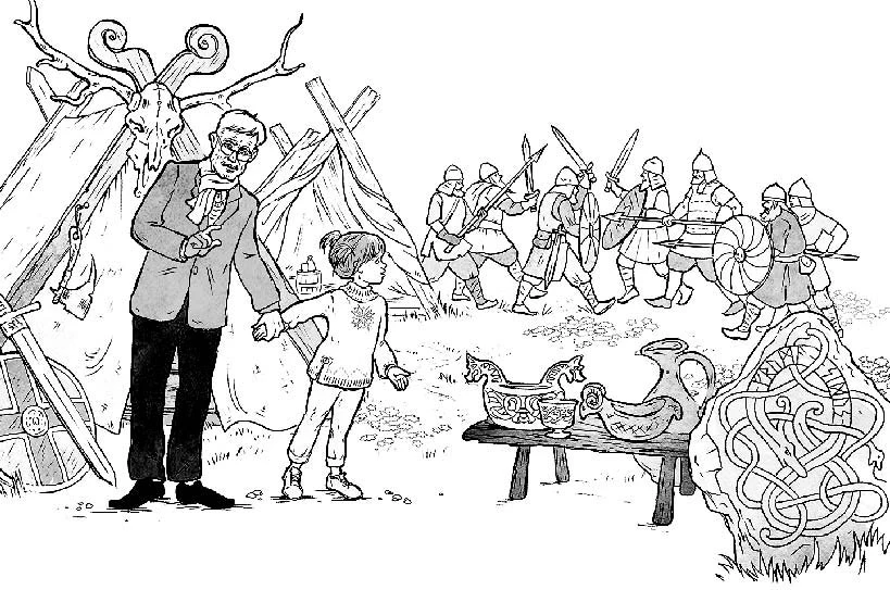 Иллюстрация к книге — Даша в мире Одина и Тора [book-illustration-2.webp]